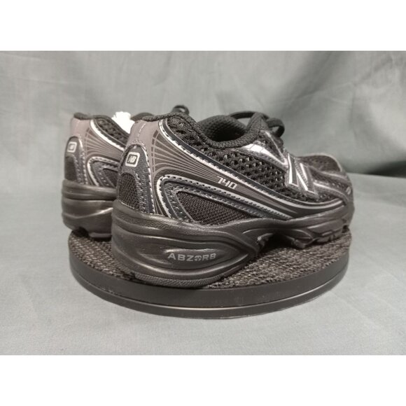 New Balance 740 Bungee Lace Sneakers PZ740BM Black Grey Kids Size 1 NEW NO BOX! - Picture 8 of 11